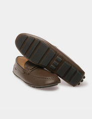 Kerbs Drivers In Brown Leather