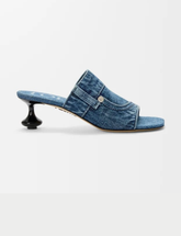 Toy Panta slide in washed denim