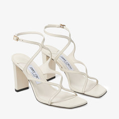 Latte Nappa Leather Sandals
