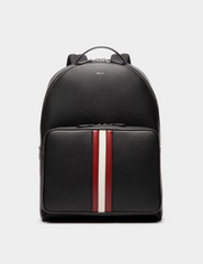 Mythos Backpack In Black Recycled Leather