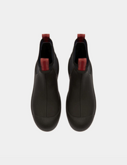 Bally Curling Booties In Black Leather