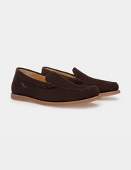 Nelson Loafer in Brown Suede