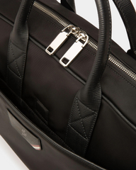 Faldy Nylon Business Bag In Black