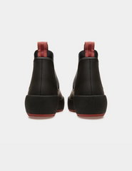 Bally Curling Booties In Black Leather