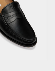 Oregon Loafer in Black Leather