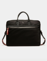 Faldy Nylon Business Bag In Black