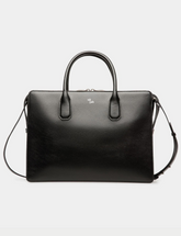 Lago Briefcase In Black Leather