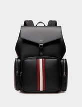 Mythos Backpack in Black Recycled Leather