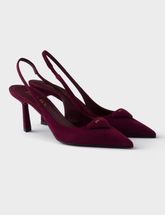 Suede Singback Pumps