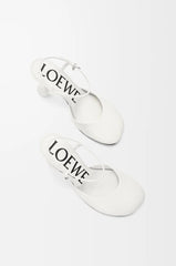 Toy ankle strap pump in lambskin