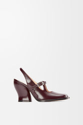 Onda slingback pump in brushed calfskin