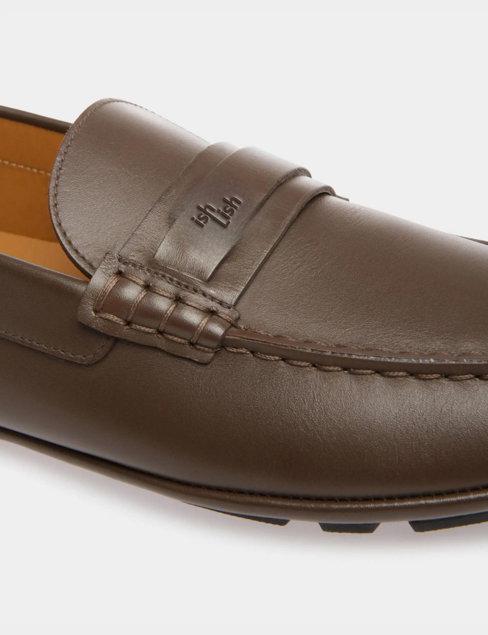 Kerbs Drivers In Brown Leather