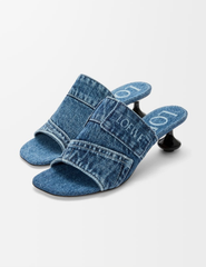 Toy Panta slide in washed denim