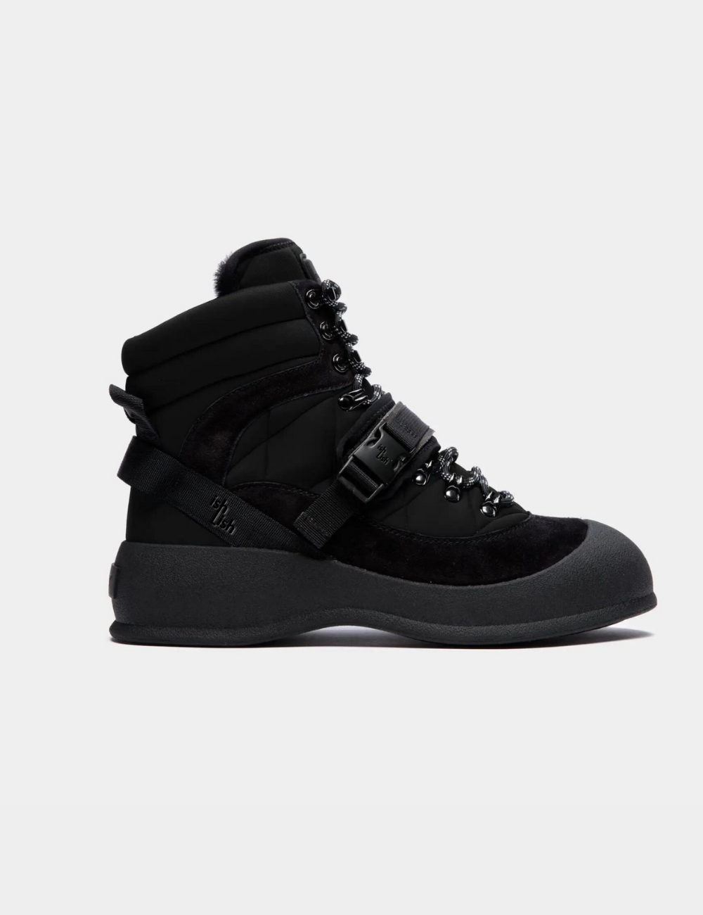 Frei Boot In Black Nylon