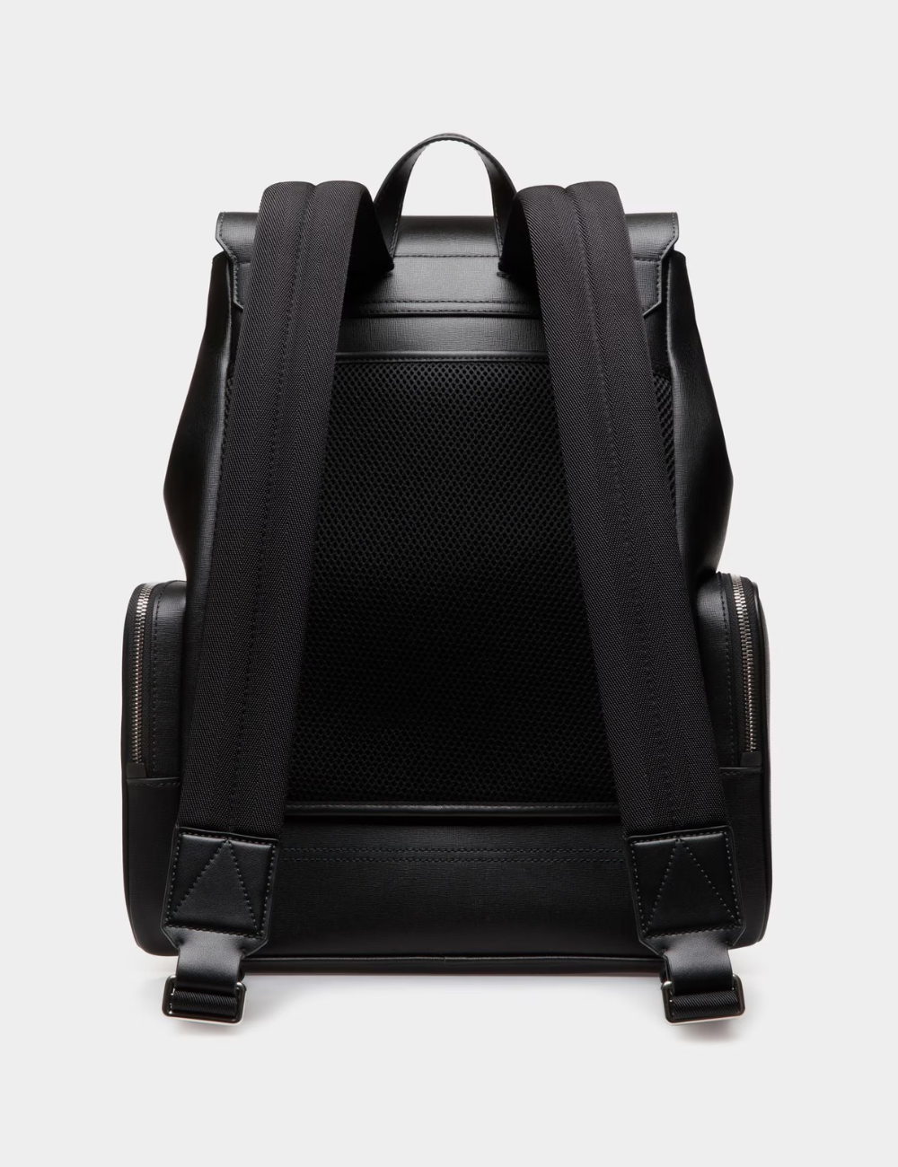 Mythos Backpack in Black Recycled Leather