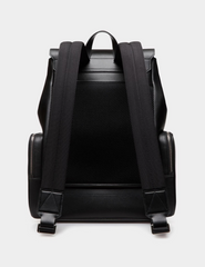 Mythos Backpack in Black Recycled Leather