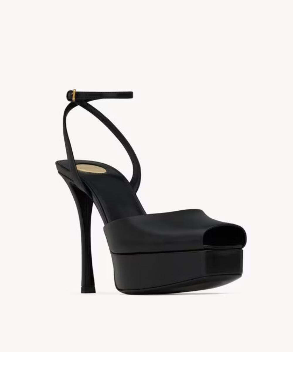 LA SCANDALE platform sandals in smooth leather