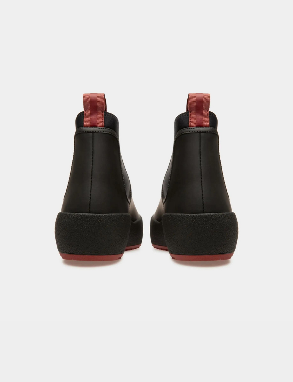 Bally Curling Booties In Black Leather