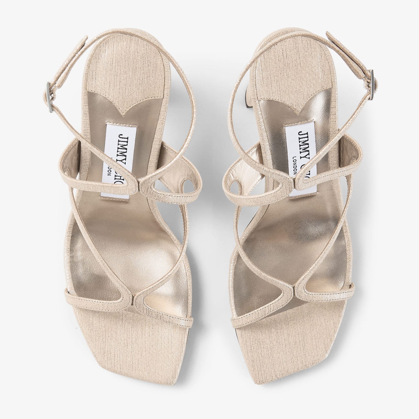 Soft Gold Nappa Leather Sandals