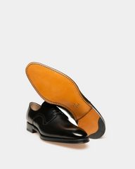 Scamardo Leather Derby Shoes In Black