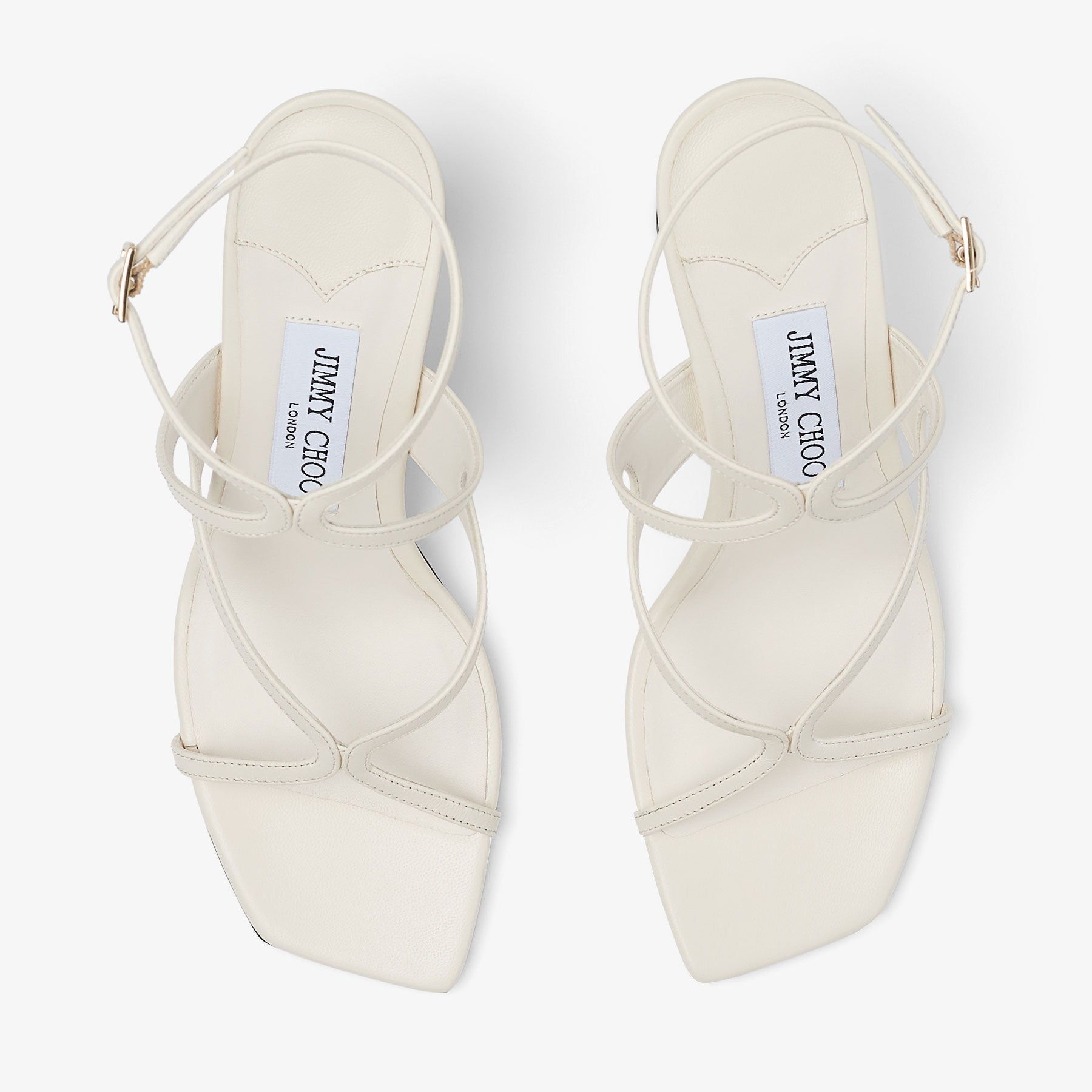 Latte Nappa Leather Sandals