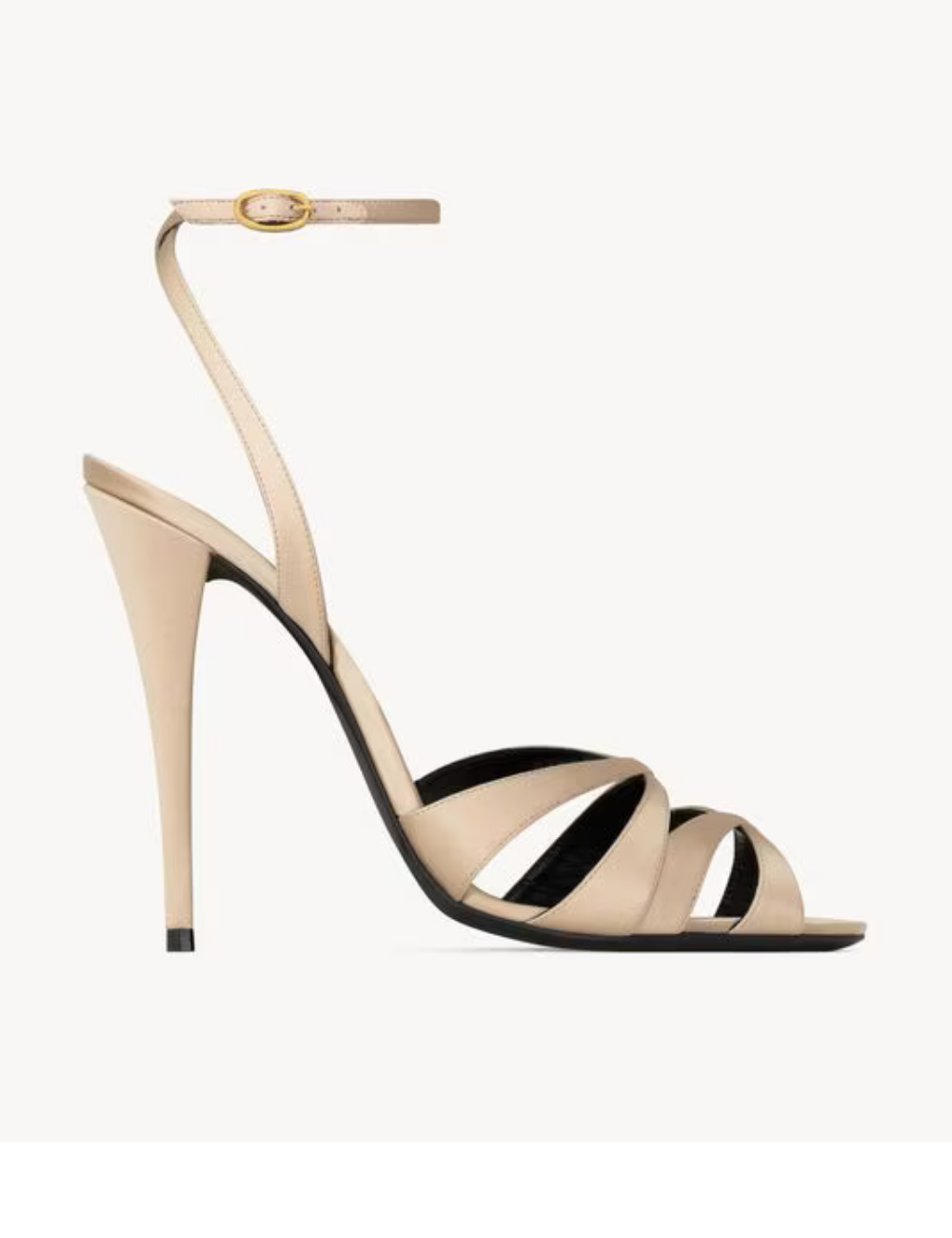 CHANDELLE sandals in satin crepe