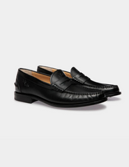 Oregon Loafer in Black Leather