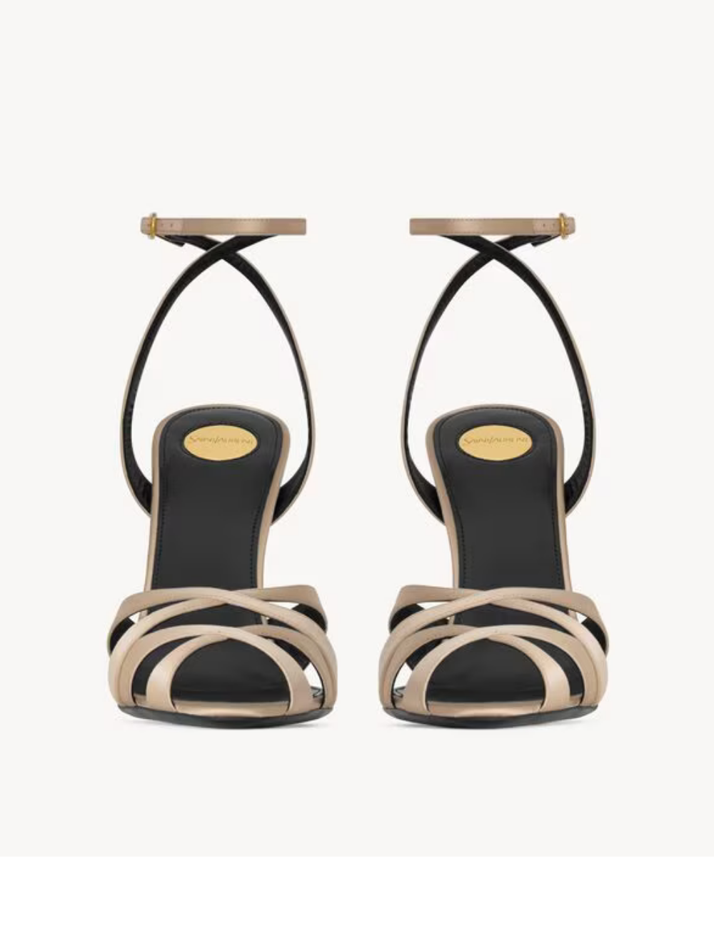 CHANDELLE sandals in satin crepe