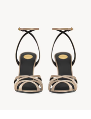 CHANDELLE sandals in satin crepe