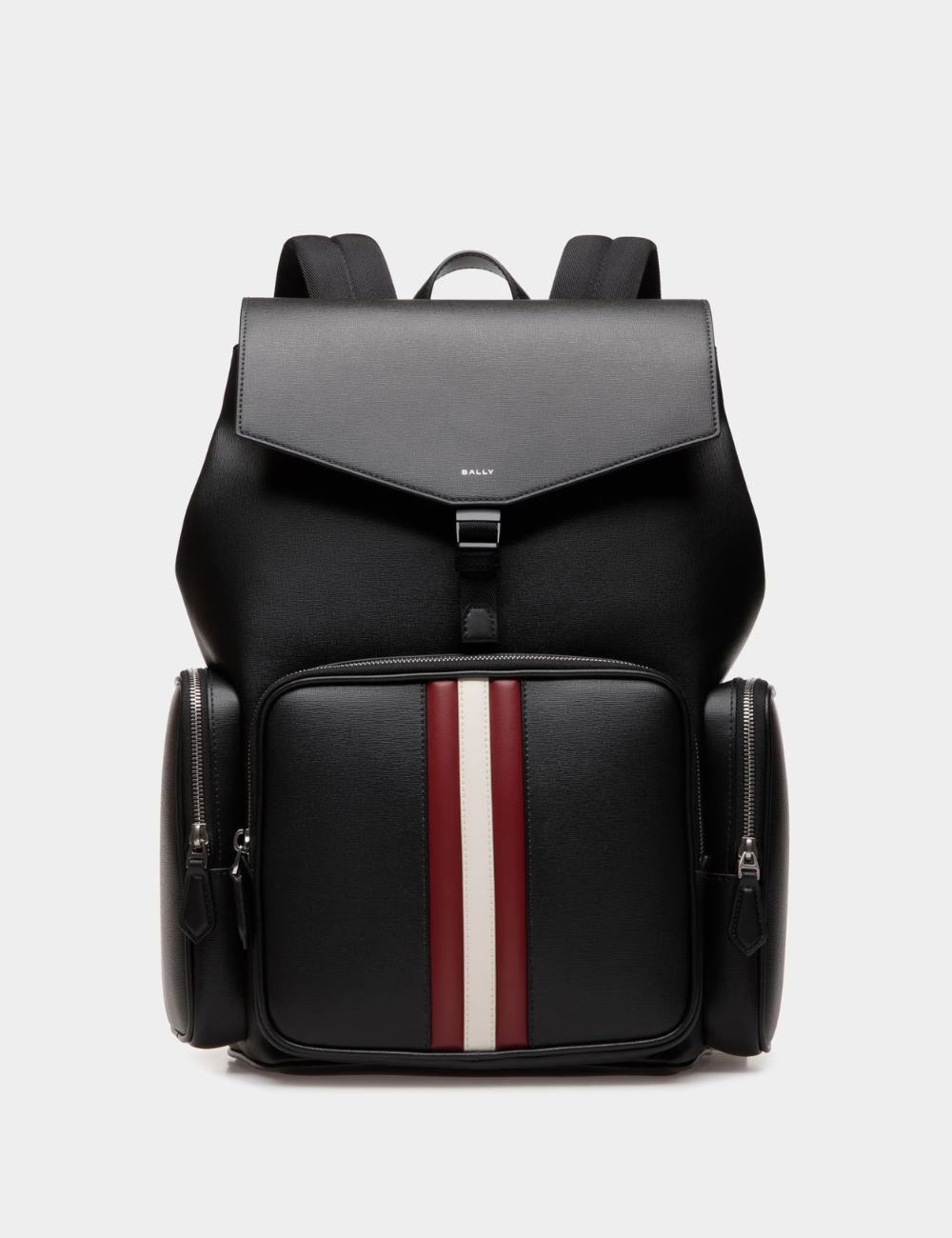 Mythos Backpack in Black Recycled Leather