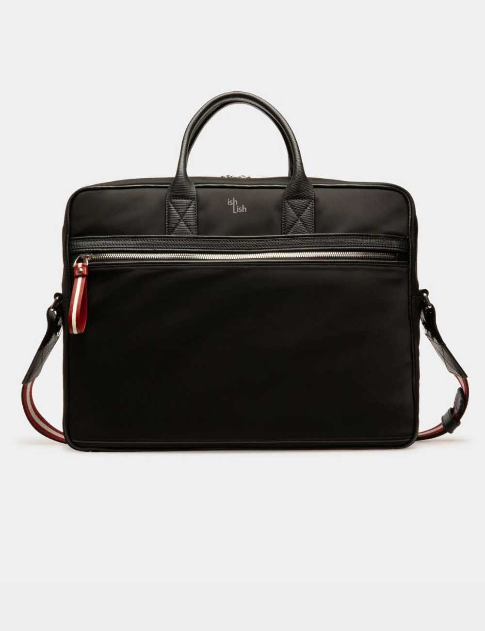 Faldy Nylon Business Bag In Black