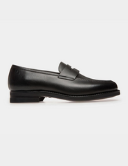 Schoenen Loafer In Black Leather