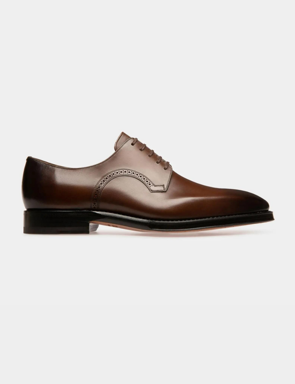 Scamardo Leather Derby Shoes In Brown