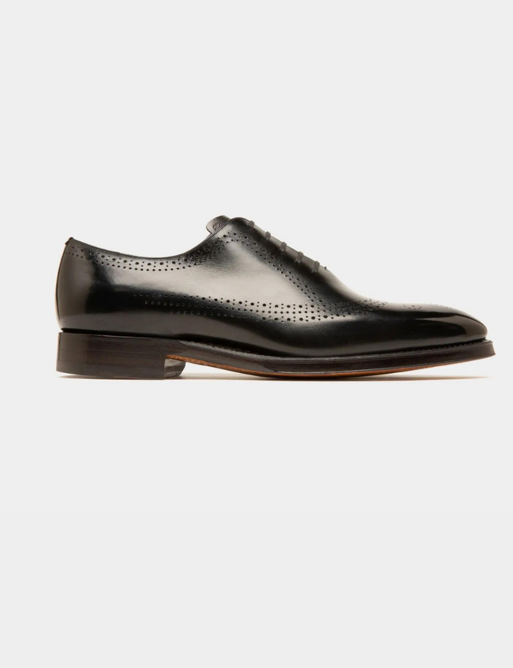 Oxford Shoes In Black Leather