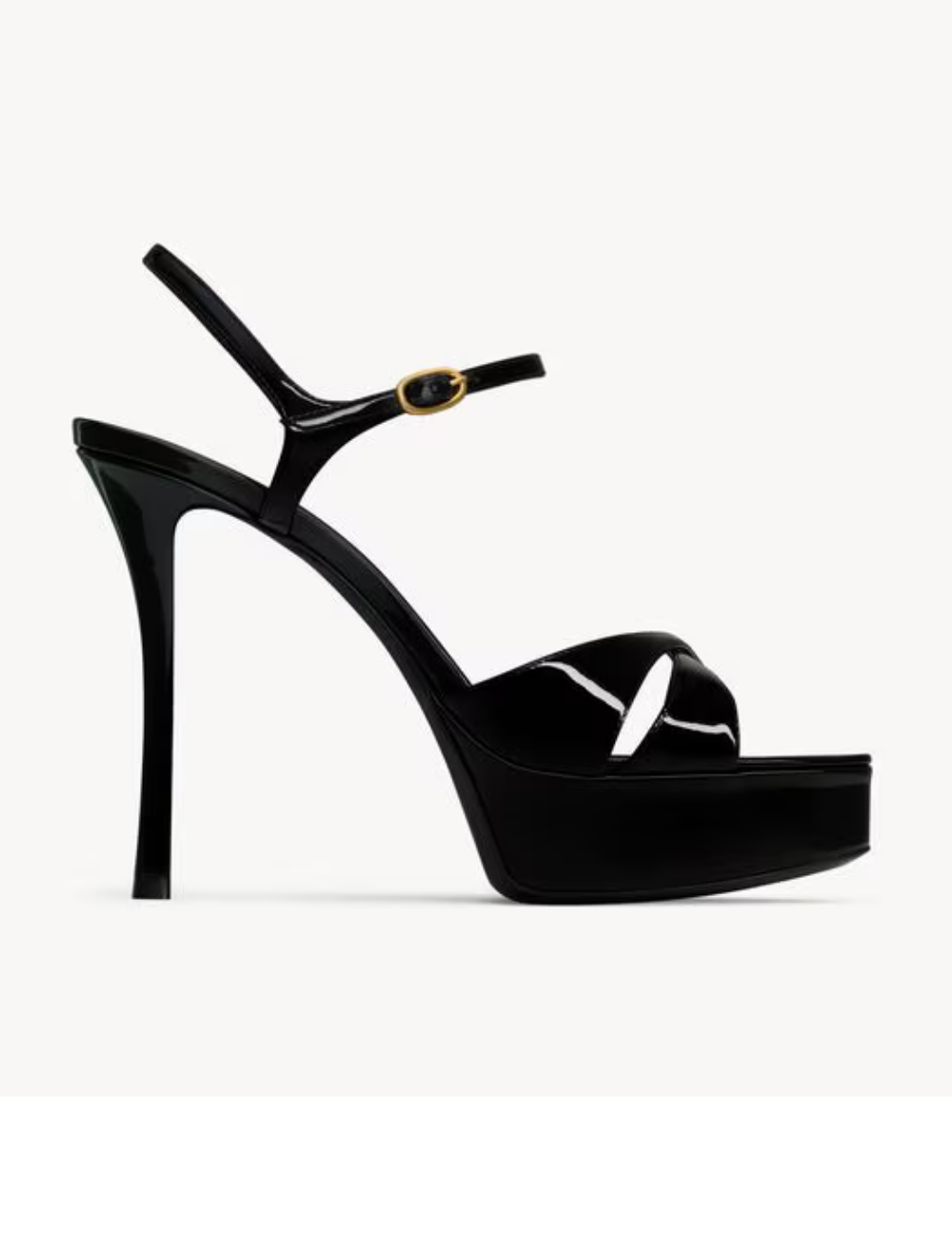 DEBBIE platform sandals in patent leather