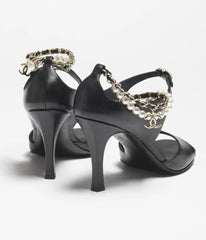 Chanel lamb skin sandal