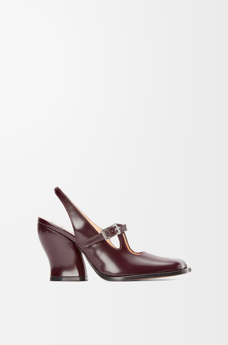 Onda slingback pump in brushed calfskin