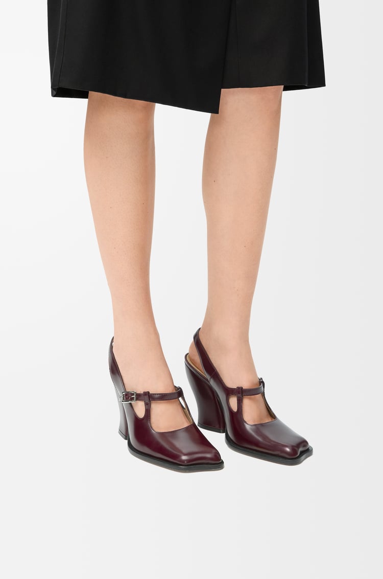 Onda slingback pump in brushed calfskin