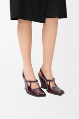 Onda slingback pump in brushed calfskin