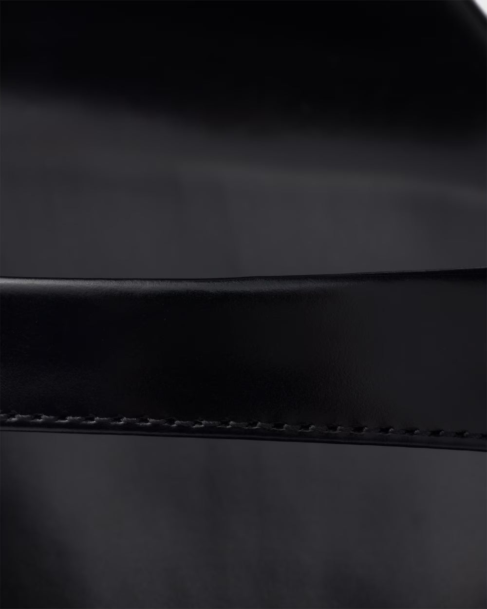 Brushed leather sandals